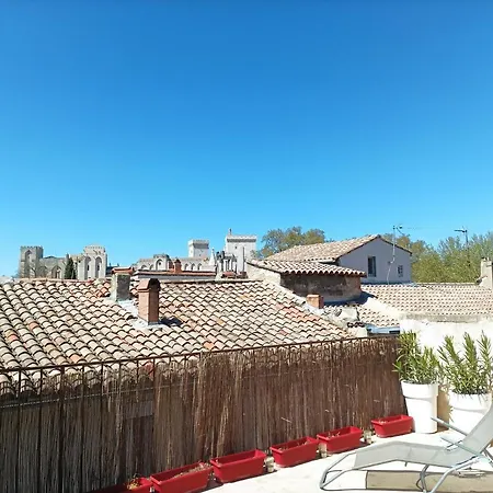 Maison Intra Muros, Terrasses Avec Vue Jaccuzzi Et Garage Avignon Exterior foto